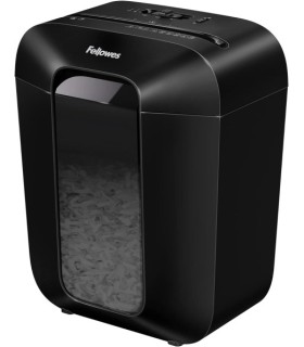 DESTRUCTORA FELLOWES POWERSHRED LX50 NEGRA - CORTE PARTCULAS P-4 - DESTRUYE HASTA 9 HOJAS