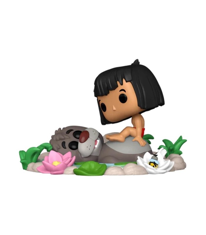 FUNKO POP DISNEY EL LIBRO DE LA SELVA BALOO Y MOWGLI- FIGURA DE VINILO - ALTURA 11,3cm 