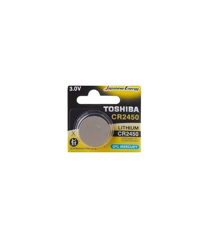 PILA BOTON TOSHIBA ALCALINA LITIO CR2450 3V