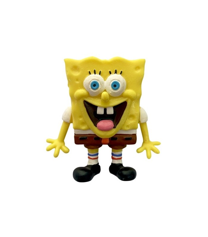 COLECCION FAMILIA BOB ESPONJA COMANSI - 4 FIGURAS - COLECCIONABLE