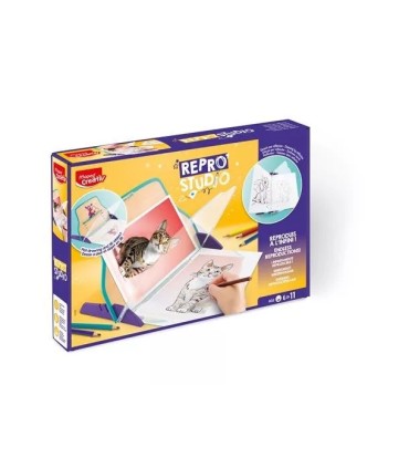 KIT DE DIBUJO CREATIVO REPRO STUDIO MAPED - TECNICA DE IMAGEN ESPECULAR