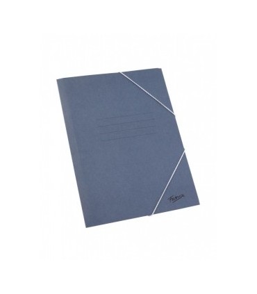 CARPETA GOMAS SOLAPA FABRISA AZUL - TAMAÑO FOLIO