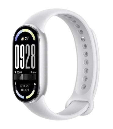 PULSERA XIAOMI MI SMART BAND 10 PLATA - PANTALLA AMOLED 1 72" - AUTONOMIA HASTA 21 DIAS