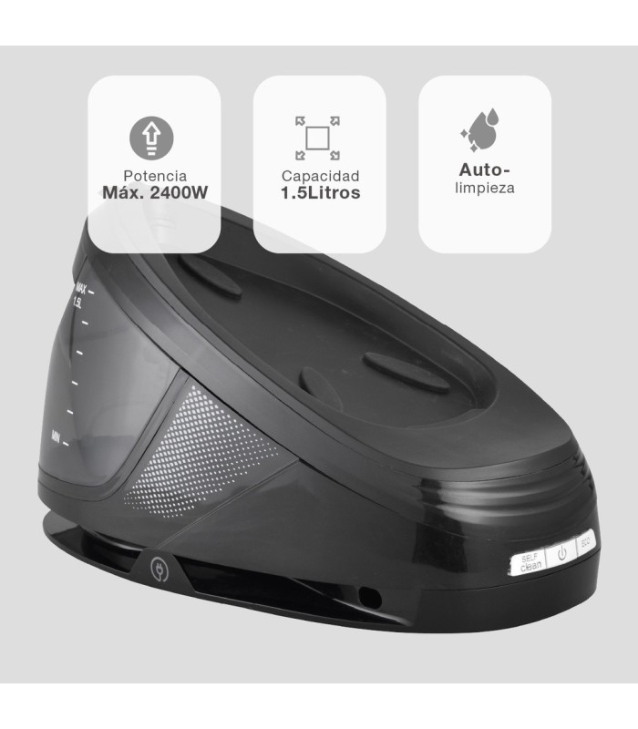 CENTRO DE PLANCHADO DE VAPOR TATARLI GSC - POTENCIA 2400W - DEPOSITO DE AGUAL 1 5 litros