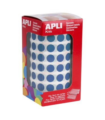 GOMET CIRCULOS AZUL 10 5MM APLI