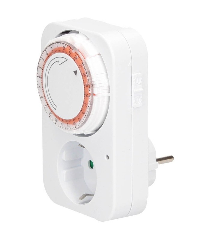 TEMPORIZADOR MECANICO DIARIO 24 horas GSC - INTERVALOS 15 MINUTOS - MAX  3500W