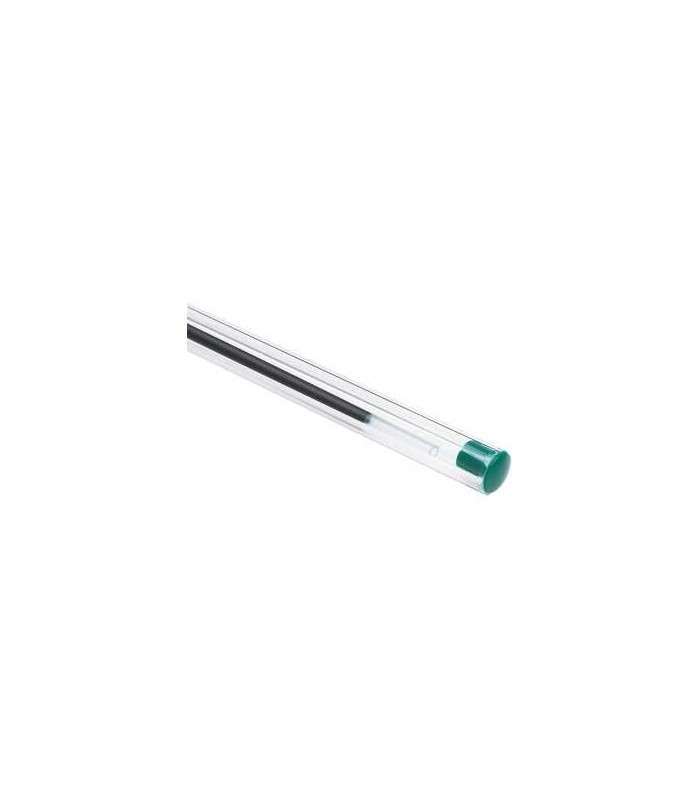 BOLIGRAFO BIC CRISTAL ORIGINAL VERDE - PUNTA REDONDA 1 0mm - TRAZO 0 4mm