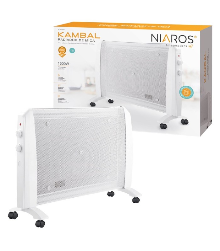 RADIADOR DE MICA KAMBAL NAIROS GSC - POTENCIA MAX  2000W - TRIPLE SISTEMA DE SEGURIDAD