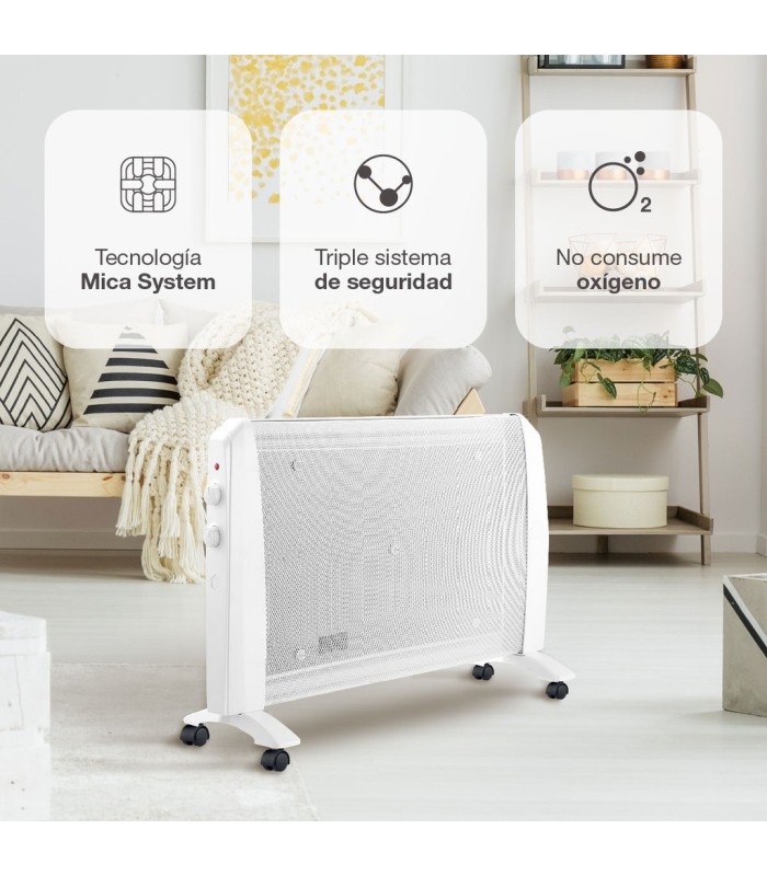 RADIADOR DE MICA KAMBAL NAIROS GSC - POTENCIA MAX  2000W - TRIPLE SISTEMA DE SEGURIDAD