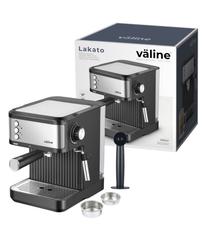 CAFETERA ESPRESSO LAKATO GSC - POTENCIA 850W - PRESION 20 BARES - DEPOSITO 1 8 LITROS