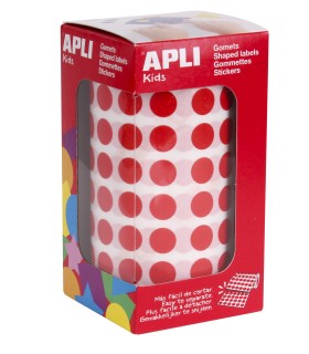 GOMET CIRCULOS ROJO 10,5MM APLI