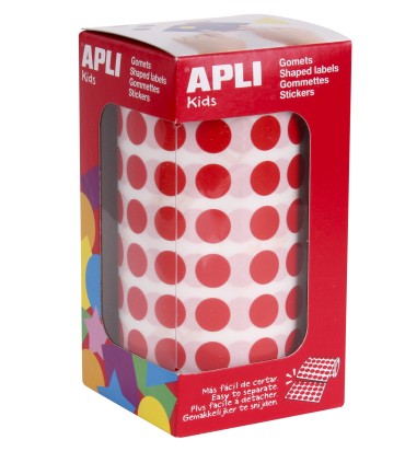 GOMET CIRCULOS ROJO 10,5MM APLI