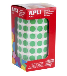 GOMET CIRCULO VERDE 10,5 MM APLI