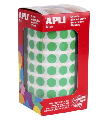 GOMET CIRCULO VERDE 10,5 MM APLI