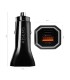 CARGADOR DE COCHE AISENS 38W NEGRO - 2 PUERTOS DE CARGA RAPIDA 3 0 - 1 USB-A + 1 USB-C