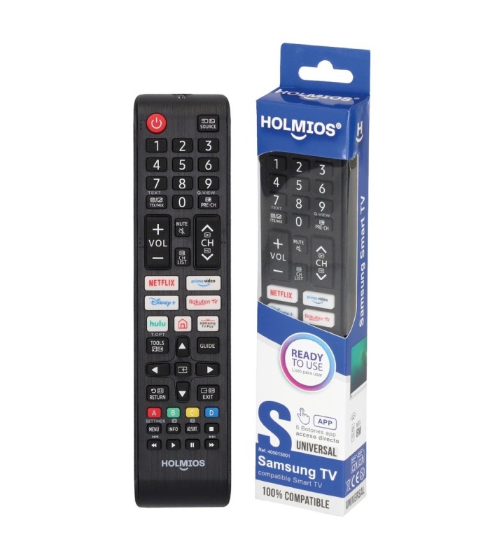 MANDO A DISTANCIA HOLMIOS GSC COMPATIBLE CON SAMSUNG - NO NECESITA INSTALACION
