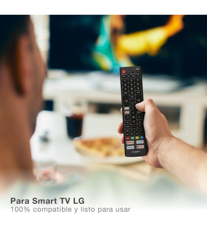 MANDO A DISTANCIA HOLMIOS GSC COMPATIBLE CON LG - NO NECESITA INSTALACION