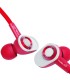 AURICULARES ROJOS MOBILE+ CON MICROFONO INTEGRADO - CABLE 1 2 METROS