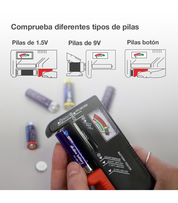 COMPROBADOR DE PILAS HANTUMS GSC