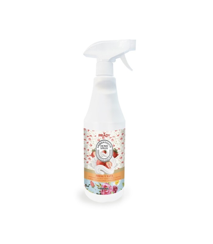 AMBIENTADOR HOME SPRAY FRESA Y NATA 700 ML
