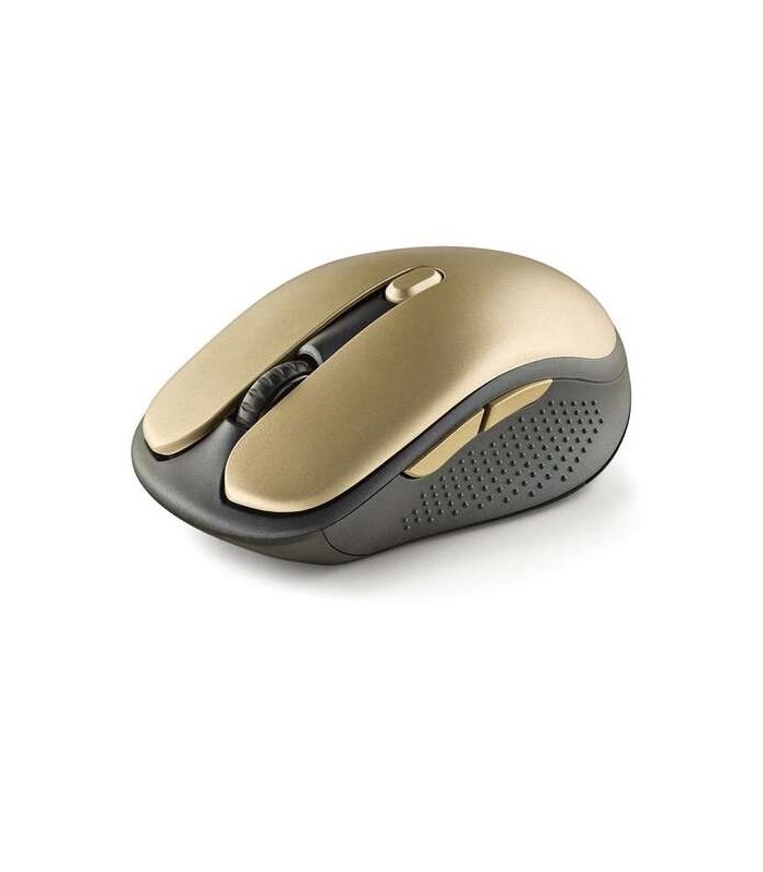 RATON INALAMBRICO NGS EVO RUST DORADO - USB 1600dpi - RECARGABLE - 5 BOTONES - USO DIESTRO