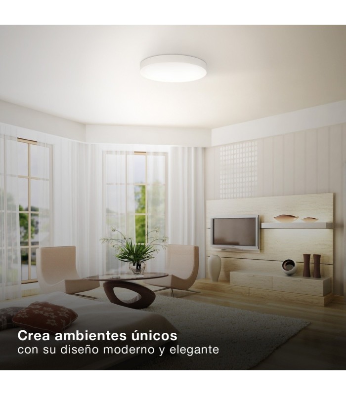 PLAFON TECHO LED CIRCULAR BELAIR GSC BLANCO 32W LUZ CCT 3520 LUMENES IP44