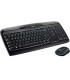 PACK INALAMBRICO TECLADO MULTIMEDIA + RATON 3 BOTONES LOGITECH MK330 NEGRO