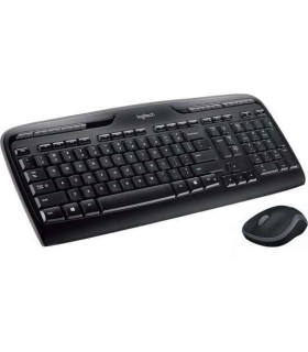 PACK INALAMBRICO TECLADO MULTIMEDIA + RATON 3 BOTONES LOGITECH MK330 NEGRO