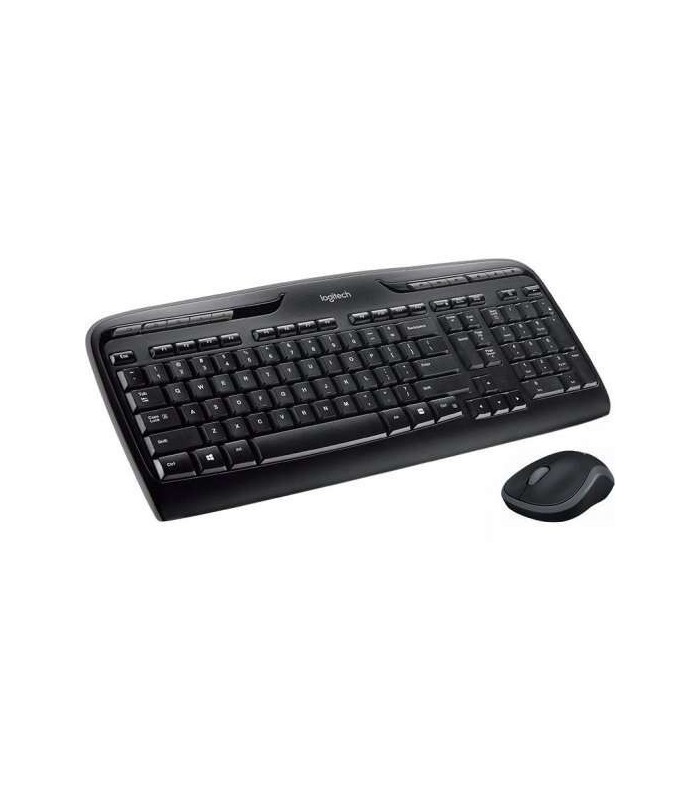 PACK INALAMBRICO TECLADO MULTIMEDIA + RATON 3 BOTONES LOGITECH MK330 NEGRO