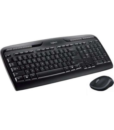 PACK INALAMBRICO TECLADO MULTIMEDIA + RATON 3 BOTONES LOGITECH MK330 NEGRO
