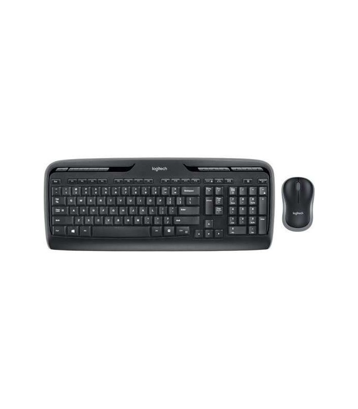 PACK INALAMBRICO TECLADO MULTIMEDIA + RATON 3 BOTONES LOGITECH MK330 NEGRO