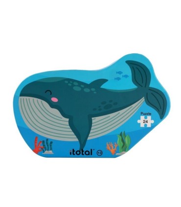 PUZZLE 24 PIEZAS EDAD 3+ ANIMALES BALLENA