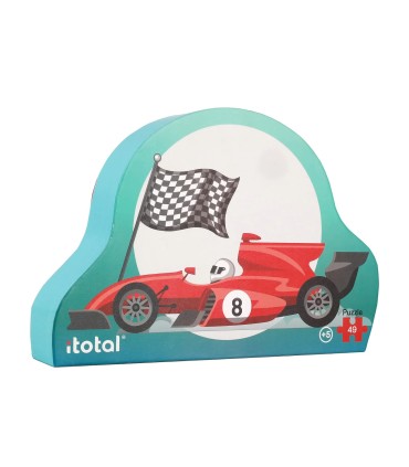PUZZLE 49 PIEZAS EDAD 5+ COCHE CARRERAS