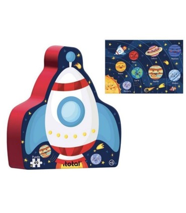PUZZLE 49 PIEZAS EDAD 5+ COHETE ESPACIAL