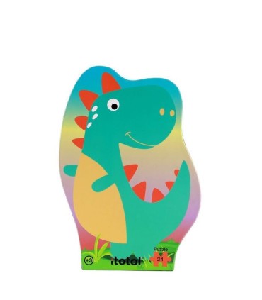 PUZZLE 24 PIEZAS EDAD 3+ DINOSAURIO