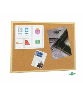 TABLERO DE CORCHO CON MARCO 60x120 FAIBO