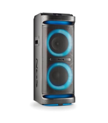ALTAVOZ WILD SPACE 2 NGS 2000W NEGRO -BLUETOOTH 5 3 , USB Y AUX  - ILUMINACION LED