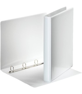 CARPETA CANGURO PVC 4X25MM BLANCO A4 CON BOLSA INTERIOR XS GRAFOPLÁS