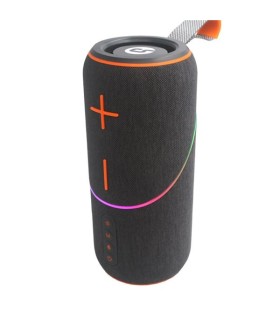 ALTAVOZ BLUETOOTH COOLSOUND RAINBOW BEAT 20W GRIS - USB, MICROSD Y AUX  - ILUMINACION RGB