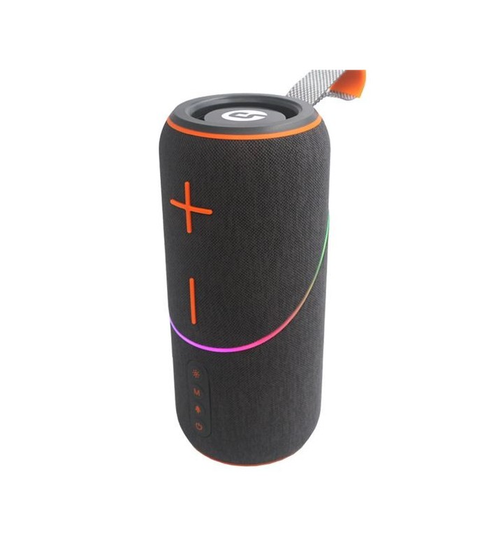 ALTAVOZ BLUETOOTH COOLSOUND RAINBOW BEAT 20W GRIS - USB, MICROSD Y AUX  - ILUMINACION RGB