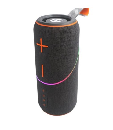 ALTAVOZ BLUETOOTH COOLSOUND RAINBOW BEAT 20W GRIS - USB, MICROSD Y AUX  - ILUMINACION RGB