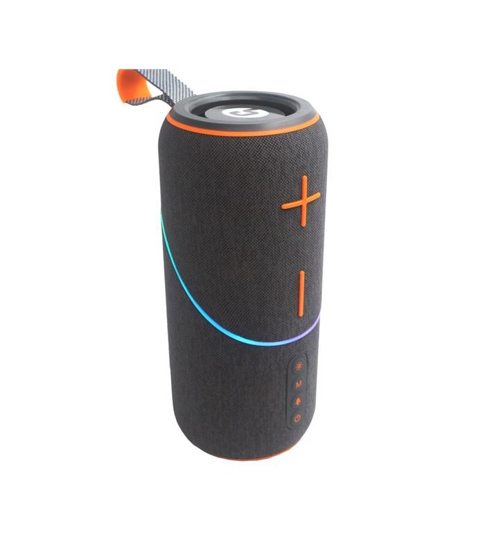 ALTAVOZ BLUETOOTH COOLSOUND RAINBOW BEAT 20W GRIS - USB, MICROSD Y AUX  - ILUMINACION RGB