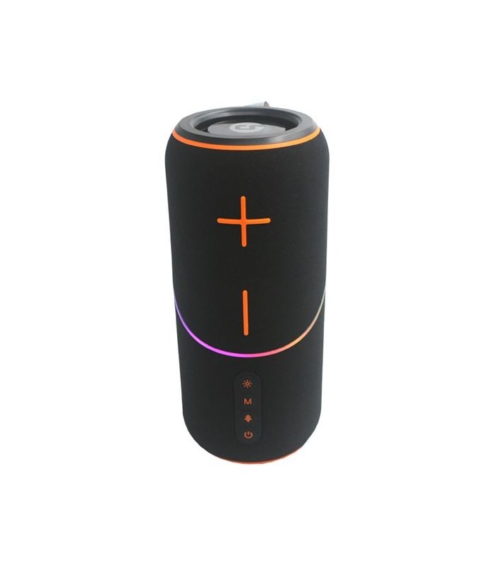 ALTAVOZ BLUETOOTH COOLSOUND RAINBOW BEAT 20W NEGRO - USB, MICROSD Y AUX  - ILUMINACION RGB