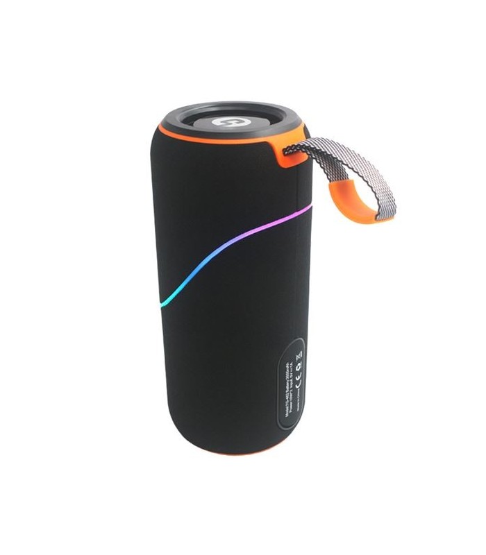 ALTAVOZ BLUETOOTH COOLSOUND RAINBOW BEAT 20W NEGRO - USB, MICROSD Y AUX  - ILUMINACION RGB