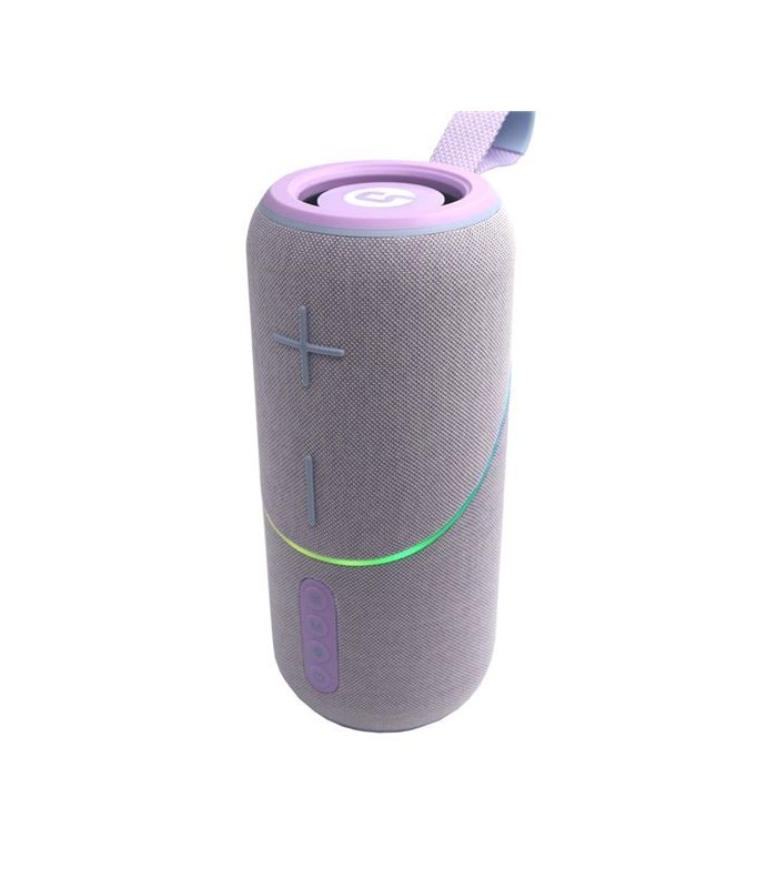 ALTAVOZ BLUETOOTH COOLSOUND RAINBOW BEAT 20W VIOLETA - USB, MICROSD Y AUX  - ILUMINACION R