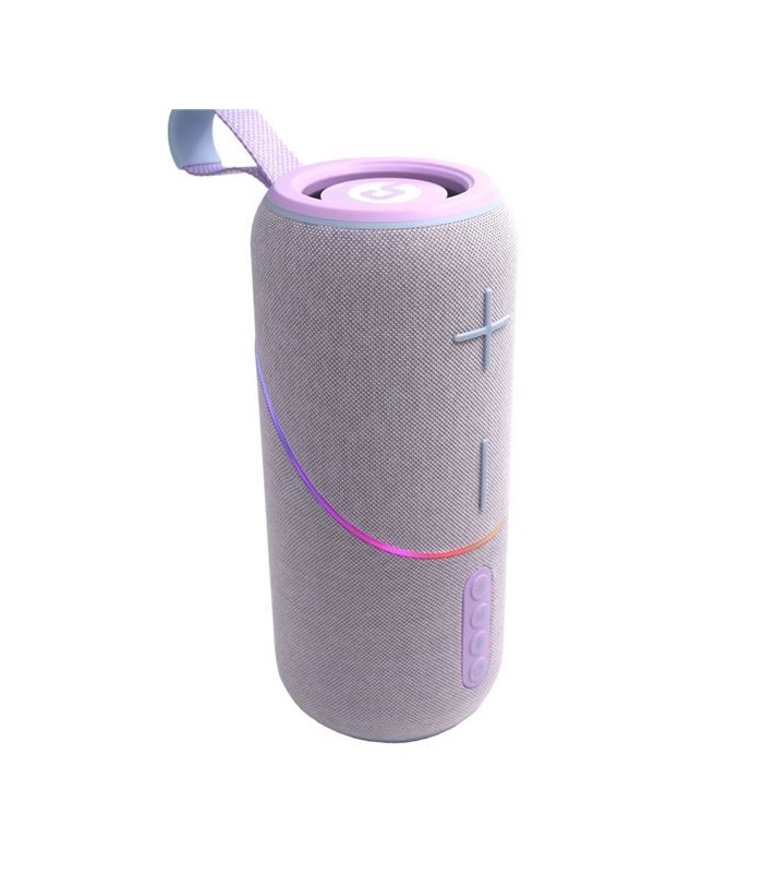 ALTAVOZ BLUETOOTH COOLSOUND RAINBOW BEAT 20W VIOLETA - USB, MICROSD Y AUX  - ILUMINACION R