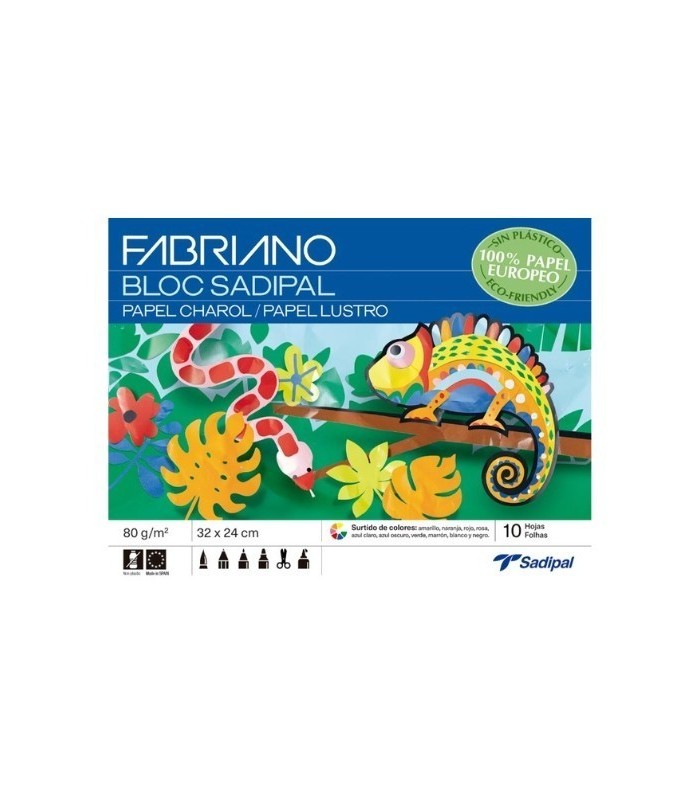 BLOC PAPEL CHAROL SADIPAL 10 HOJAS