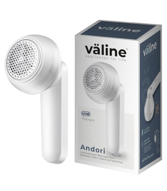 QUITAPELUSAS ELECTRICO ANDORI GSC RECARGABLE - COLOR BLANCO - PUERTO DE CARGA USB-C