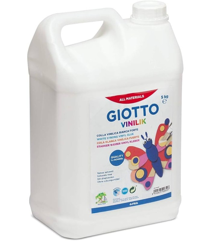GARRAFA GIOTTO VINILIK  COLA BLANCA  BOTELLA 5 KG