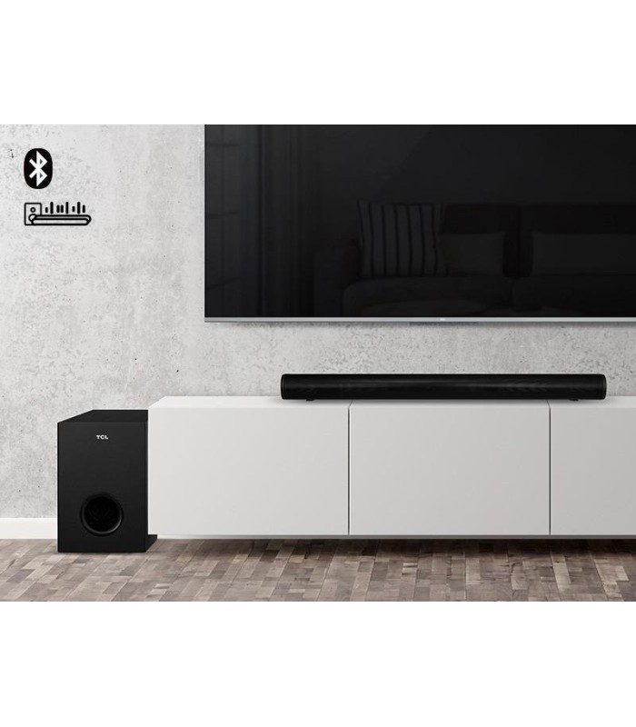 BARRA DE SONIDO TCL S522W NEGRA 200W - 2 1 CANALES - BLUETOOTH 5 1